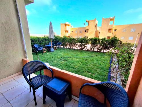 Al-Hammam Apartamento | Doblex Beach Chalet with Private Garden in Reem ElFala Resort
