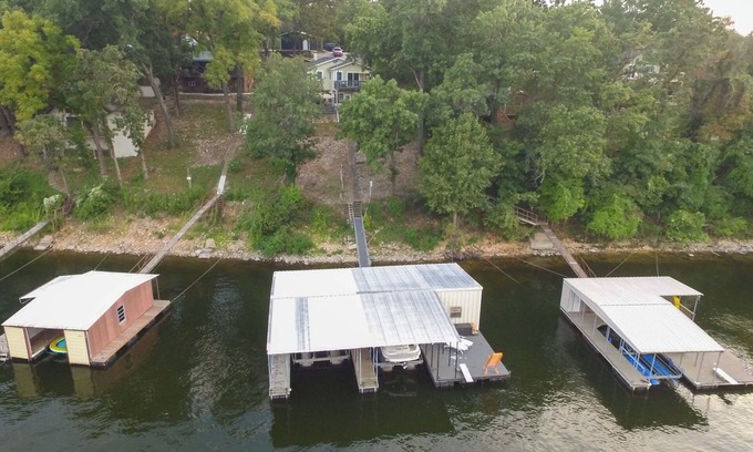 Eucha Casa | Dock + Views: Scenic Group Retreat on Grand Lake!