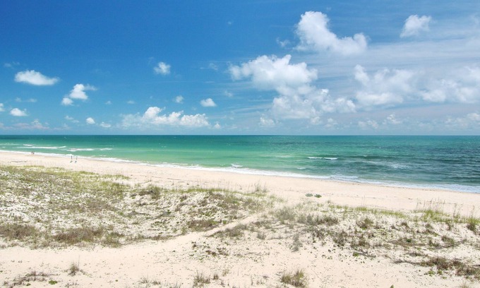 Sea Palm Village Casa | Dog-friendly beachfront home with private pool & hot tub, on-site pools & gym