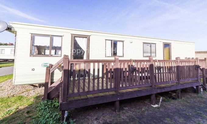 Lowestoft Casa | 4 literas para perros caravana amigable en el parque de vacaciones North Denes en Suffolk ref 40075