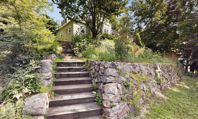 Baraboo Casa | Dog-friendly downtown home with hot tub & deck