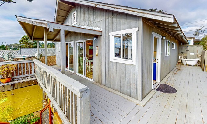 Old Town Casa | Dog-friendly home near local shops with bay & ocean view, deck, & wood stove