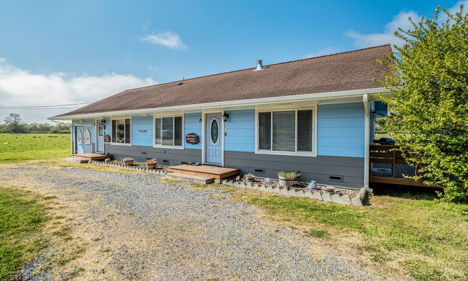 Orick Casa | Dog-Friendly Home Near Town, Parks & Beaches w/ Two Kitchens & Free WiFi
