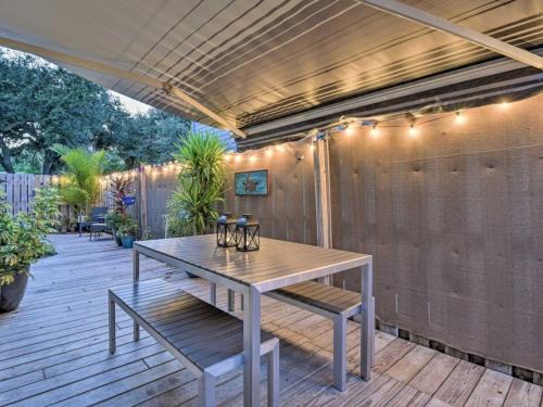 New Smyrna Beach Casa | Dog Friendly Home by Flagler Avenue! Fenced Yard and Garage! Walk to the Beach!