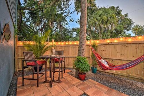 New Smyrna Beach Casa | Dog Friendly Home by Flagler Avenue! Fenced Yard and Garage! Walk to the Beach!