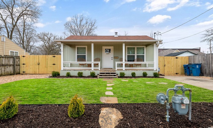 Downtown Casa | Dog-friendly home with a firepit, yard, washer/dryer, central AC & game room