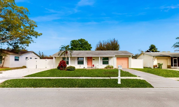 South Bradenton Casa | Dog-friendly home with private, heated pool, lanai, BBQ, & W/D