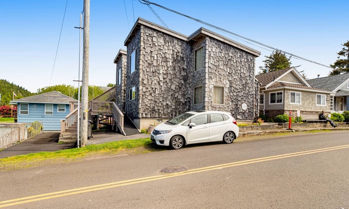 Netarts Casa | Dog-friendly home with water views, washer/dryer & fireplace - close to beaches