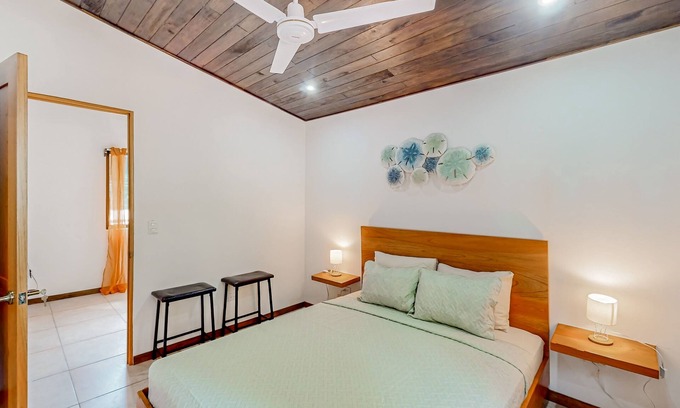 Dominicalito Apartamento | Dog-friendly modern villa in ideal location with patio, open layout, & W/D