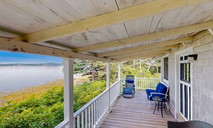 Port Clyde Cabaña | Dog-friendly oceanfront cottage with views