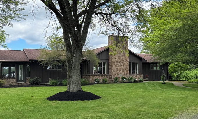 Lairdsville Casa | Dogwood Ridge - Secluded 3BR Home in the Woods, Sleeps 9, Pet Friendly