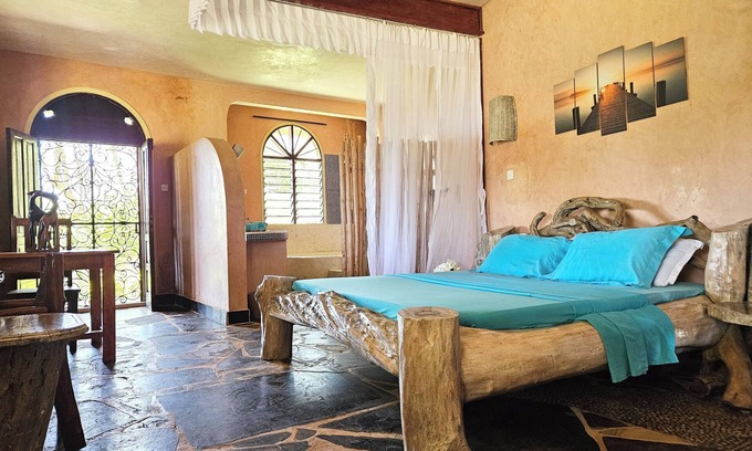 Shimoni Casa | Dolphin Suite 40 m2 en Villa 560 m2, Vista al Océano Índico