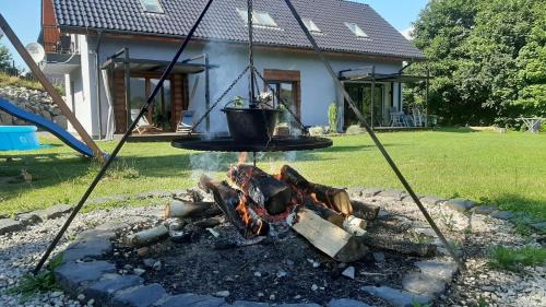 Podgorzyn Casa | Dom uKromki z kominkiem i widokiem na Śnieżkę