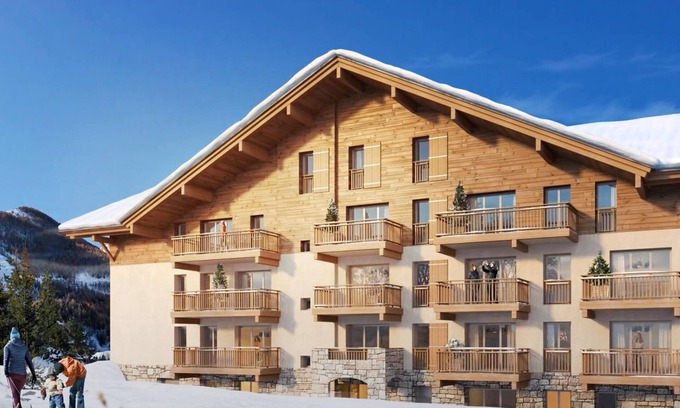 Saint-Etienne-de-Tinee Condominio | Domaine d'Auron | T2 pour 4 | Accès piscine inclus