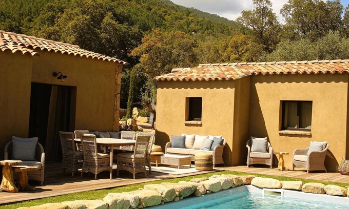 San-Gavino-di-Carbini Casa | Domaine de Gialla Bergerie Prugna, 2 pers, piscine chauffée, 10 mn plage
