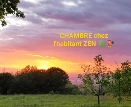 Saint-Jean-de-Thurac Apartamento | Domaine de la Crête CHAMBRE chez l'habitant ZEN