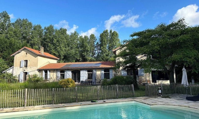 Orx Casa | Domaine de l'Isle entre Océan et Pays Basque, Swimming pool, 15/16 people