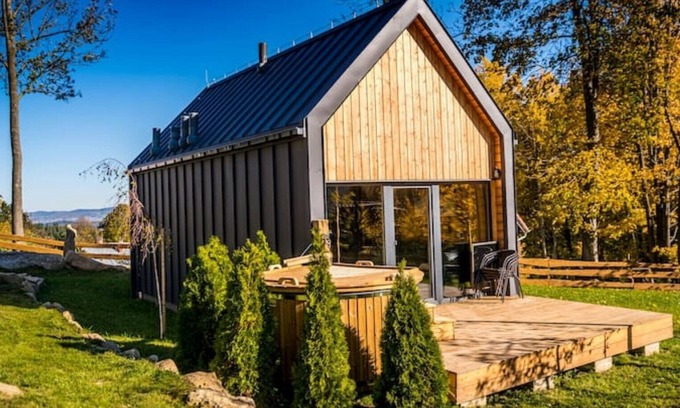 Przesieka Cabina | Domandi Lodge 1 - Sauna, Hottub, ski Wardrobe,wifi