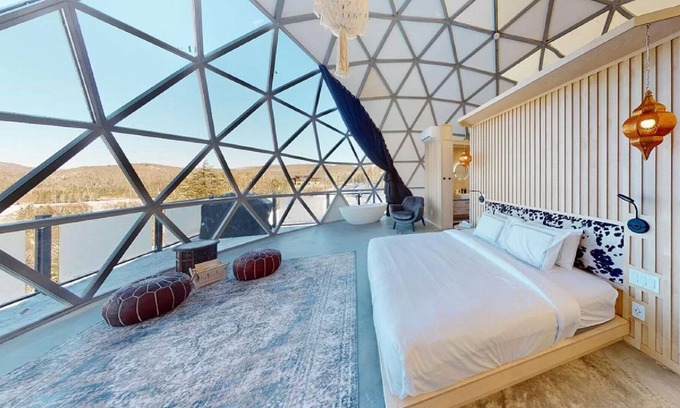 La Conception Chalet De Esquí | Dome at Bel Air Ideal for a couple - Private Jacuzzi & sauna - Bbq - Fireplace