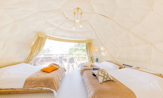 Yufu Cabina | Dome Tent With Private Hot Spring / Yufu Ōita