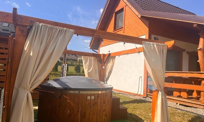 gmina Stezyca Casa | Domek Eden 7 Kaszuby balia sauna alpaki