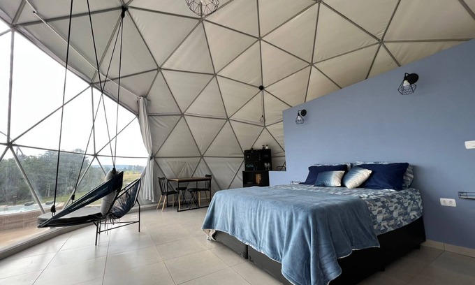 Socorro Cabina | Domo Geodésico - Conforto e Relaxamento na Natureza