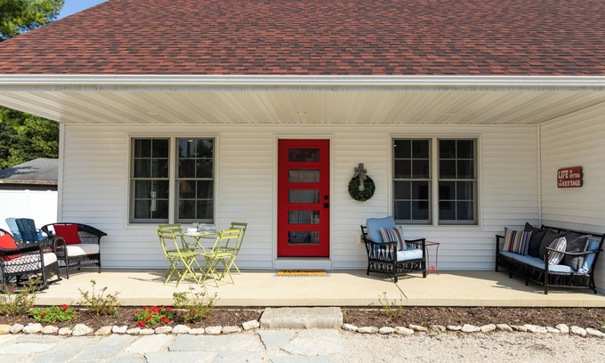 Jacksonport Cabaña | Door County Cottage steps from Lake Michigan Beach in Jacksonport WI