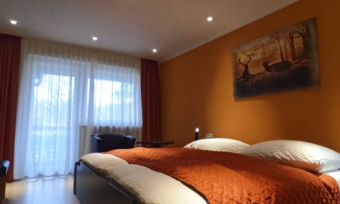 Donaueschingen Apartamento | Doppelzimmer Comfort, Modern mit Balkon, 1 Doppelbett