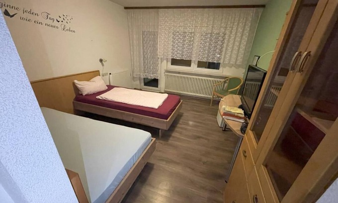 Ottenhausen Apartamento | Doppelzimmer mit Balkon - Gästehaus Rössle 2