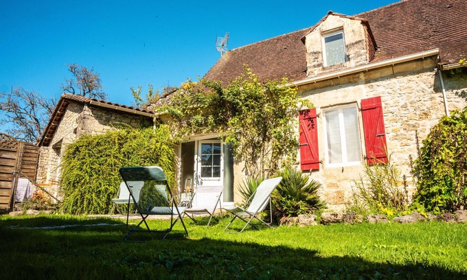 Saint-Rabier Casa | Dordogne - Bonita casa antigua para 8 con piscina
