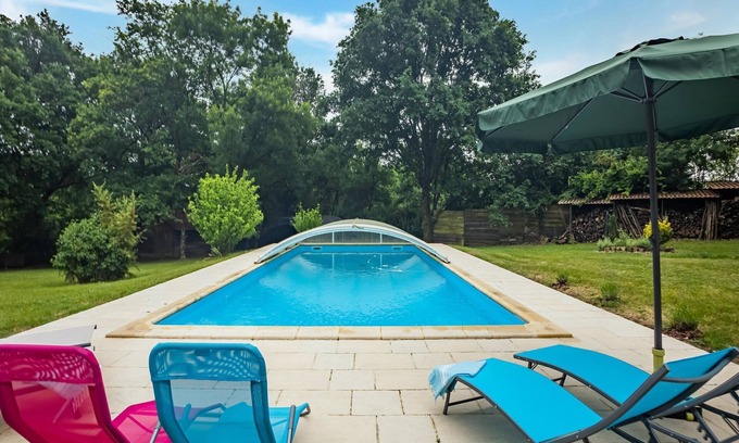 Villeneuve-sur-Lot Casa | Villa en Dordogne con Piscina Privada