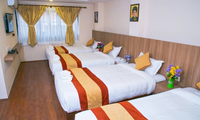 Thamel Apartamento | Dormitorio en el Sakura Boutique Hotel Thamel Kathmandu