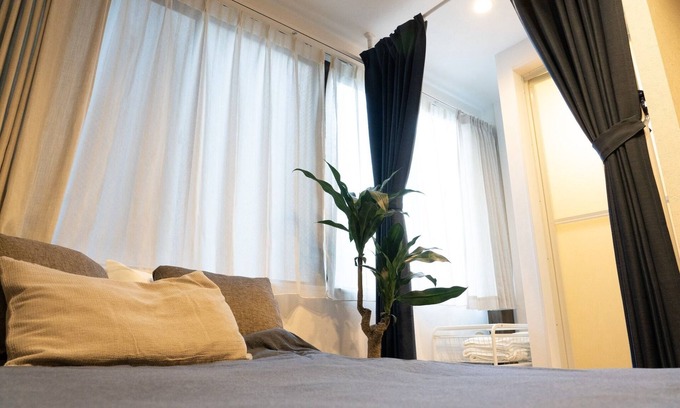 Higashishinagawa Apartamento | Double bed room with washing machine / Shinagawa-ku Tokyo
