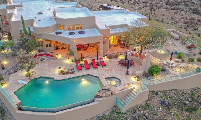 Cave Creek Casa | Double D Ranch- Heated Pool, Hot Tub & Endless Views!