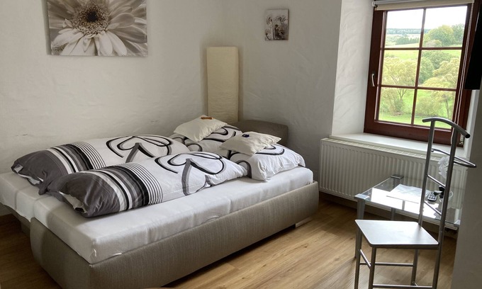 Borler Cama Y Desayuno | Habitación doble cómodamente amueblada con baño propio.