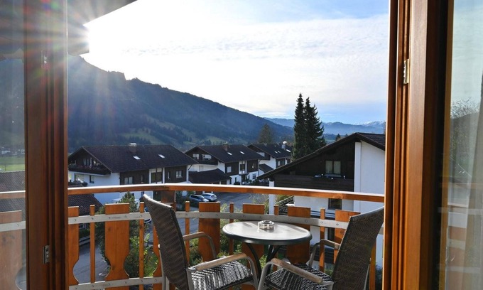 Bad Oberdorf Apartamento | Double room with south-facing terrace - Gästehaus Landgraf