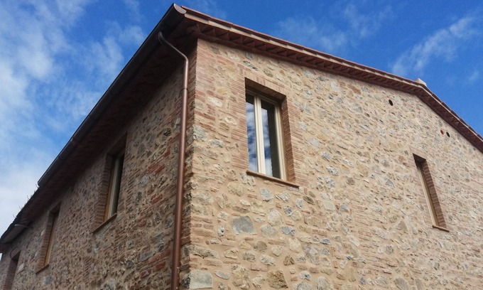 Castel del Piano Apartamento | Habitación Doble/Twin con camas individuales y acceso para minusválidos - Nonna Genovina