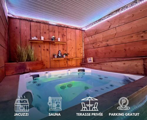 Tassin-la-Demi-Lune Apartamento | Doux Pavillon - L'évasion - Jacuzzi & Sauna