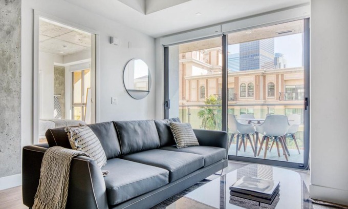 City West Apartamento | Downtown 1BR w Pool Gym WD nr Staples Center LAX-556