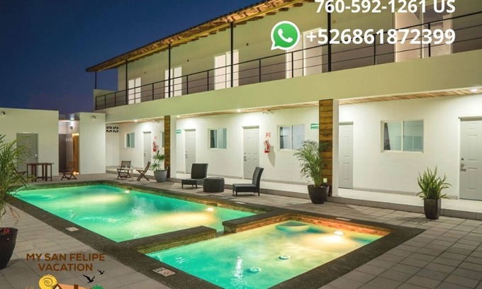Primera Sección Apartamento | Downtown San Felipe Hotel Marea Baja #8