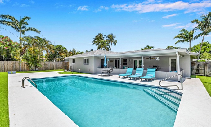 Boynton Beach Casa | Dream 3/2 Tropical Pool House East Boyton - Near The Beach And Atlantic Avenue