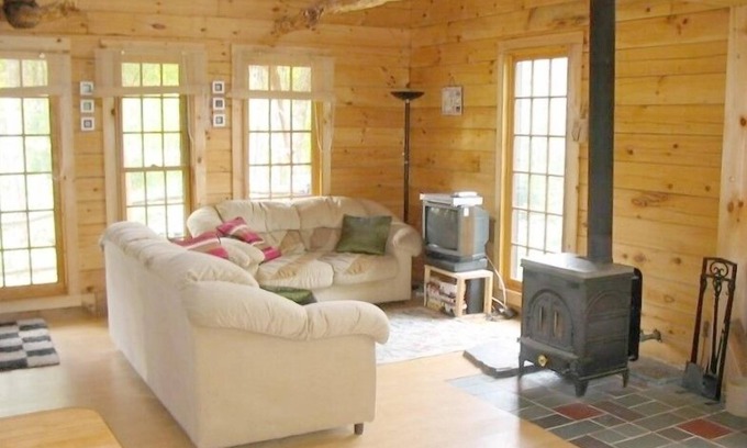 Morrisville Cabina | Dream Log Cabin, pero cerca de todo! Perros Bienvenidos !!!