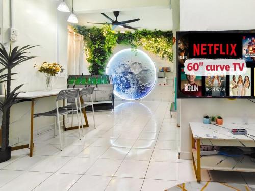 Taman Mahajaya Apartamento | Dream Moon Home, Arcade Games machine, netfilx, majong , 60" TV