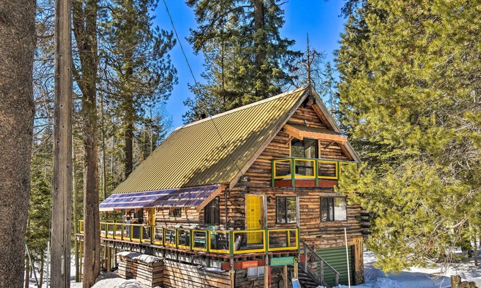 Ponderosa Casa | 'Dreamtime Cabin' w / Deck en Sequoia Natl Forest!