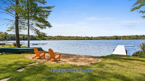 Kendall Casa | Dual Lakefront Home with Big Yard Hot Tub and Fire Pit