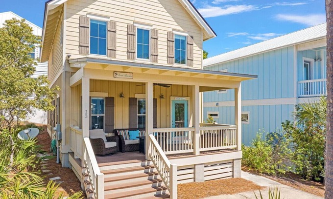 Dune Allen Beach Casa | Dune Allen Coastal Charm – 3BR Home Walk to Beach & Pool Sleeps 6
