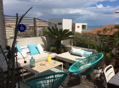 Carnon-Plage Apartamento | Duplex 105 m2 vue mer, terrasse 30m2