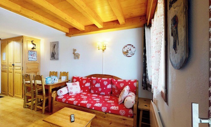 Les Boisses Apartamento | Dúplex, 2 habitaciones + cabina en Tignes, ski-in ski-out, barrio familiar