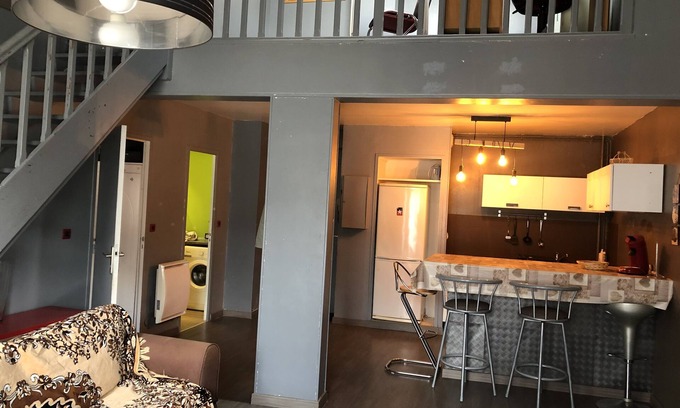 Coteaux Ouest Apartamento | DUPLEX 2 HABITACIONES + SALA DE ESTAR Rouen ESTACIÓN DE TREN