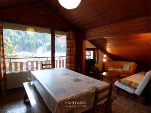 Le Grand-Bornand Apartamento | Duplex 3 pièces avec balcon, proche village et remontées - 6 pers - FR-1-458-165